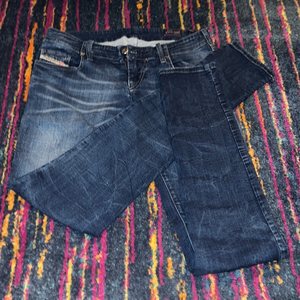 DIESEL DENIM SWEAT PANTS